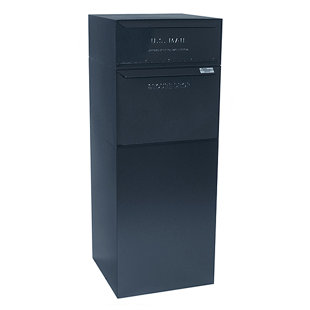 Steel Package Drop with Newspaper Compartment