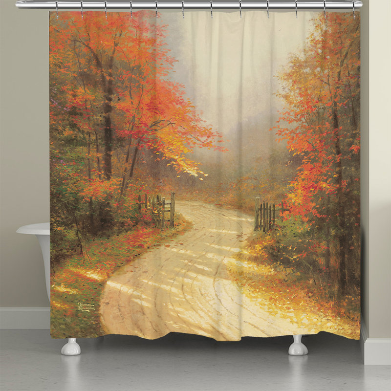 Rideau de douche Thomas Kinkade Autumn Lane