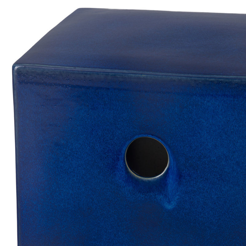 Pot de fleurs en céramique, Bleu