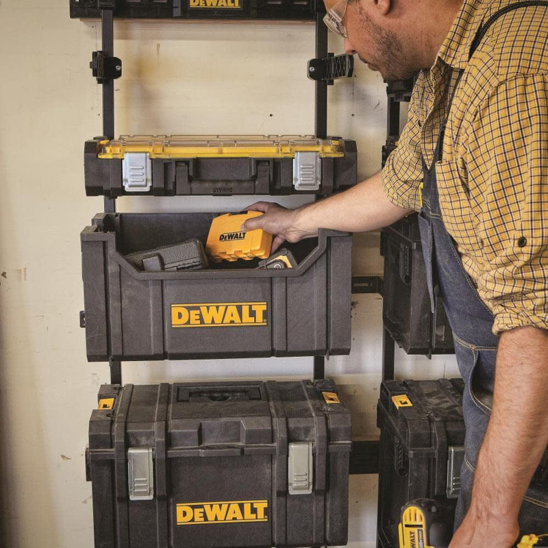 DEWALT Yellow and Black Plastic ToughSystem Workshop Racking System
