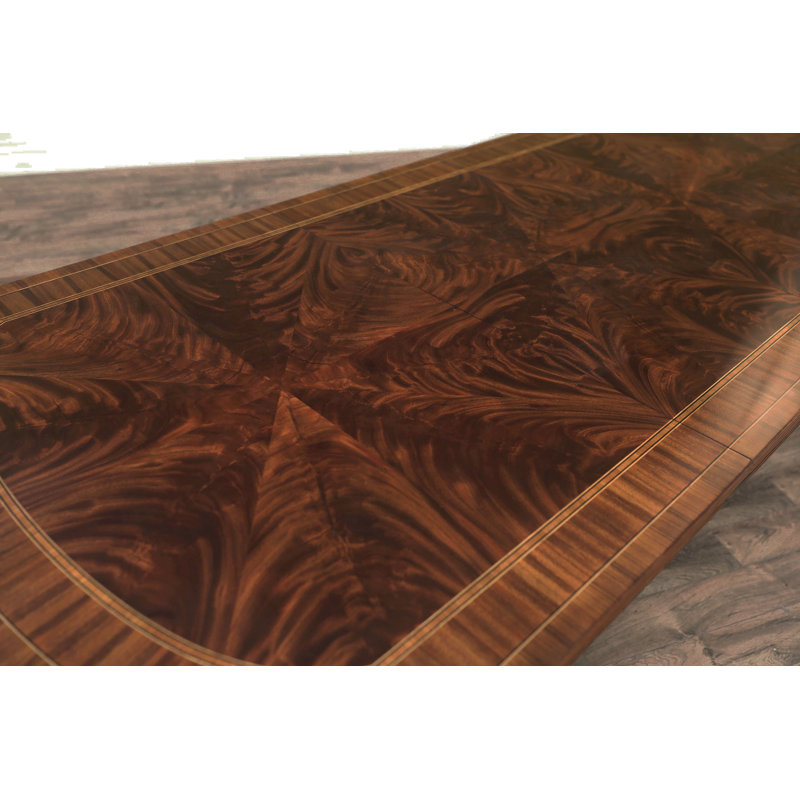 Oval Mahogany Wood Dining Table