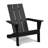 Alexies Fixed Back HDPE Adirondack Chair, Weather Resistant Ergonomic Patio Lounge Chair, All Weather Heavy Duty Outdoor Fire Pit Lawn Chair for Backyard Deck Poolside-1640429000