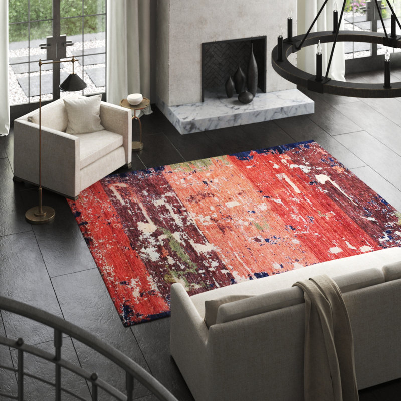 Patinated Look One-of-a-Kind 8'2" X 10' Area Rug