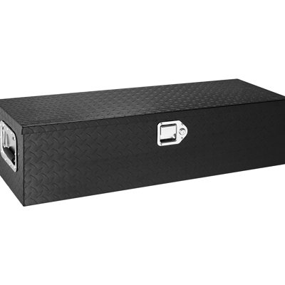 Boîte à outils robuste pour camionnettes, 39 po x 13 po x 10 po, avec double face à revêtement de poids lourd, rangement sécuritaire et sec