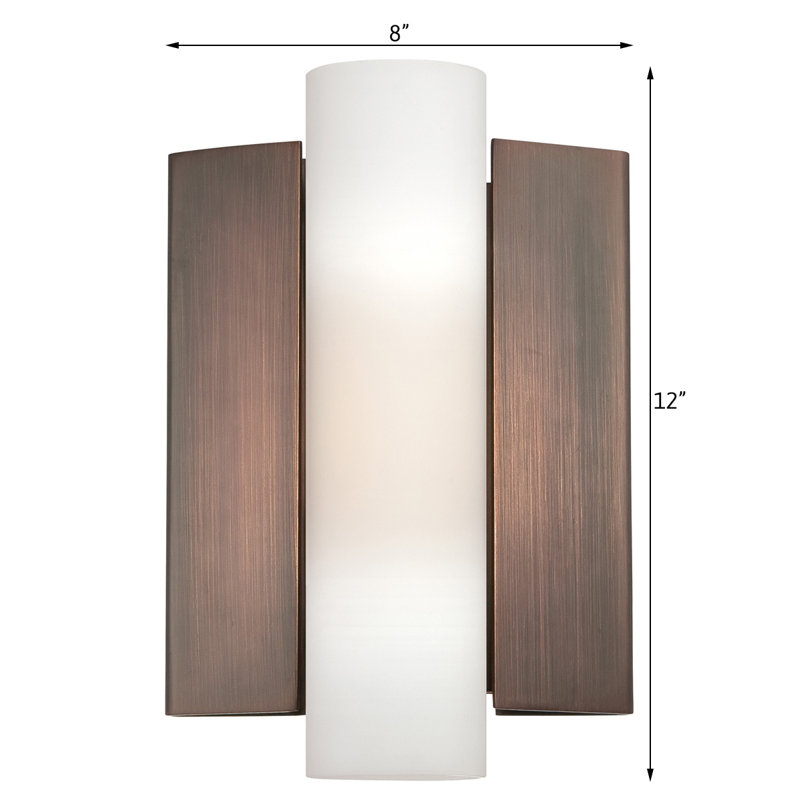 Bronze LED Flush Mounted Sconce