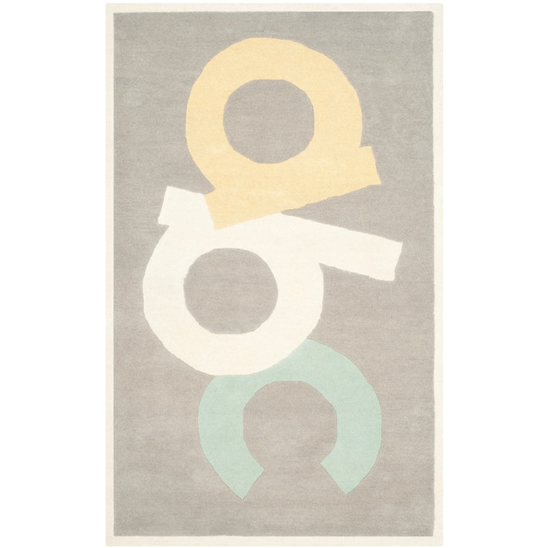 Vasilis Martha Stewart Hand Tufted Wool Rug, Rectangle 5' x 8'
