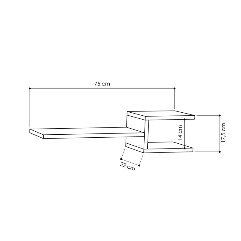 Locelso Floating Shelf