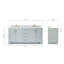 ARIEL TAYLOR 73 IN DOUBLE RECTANGLE SINK VANITY 2-438055820-417084648-402767273
