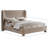 Hridhaan Upholstered Unfinished Wingback Bed-89228077-89228076