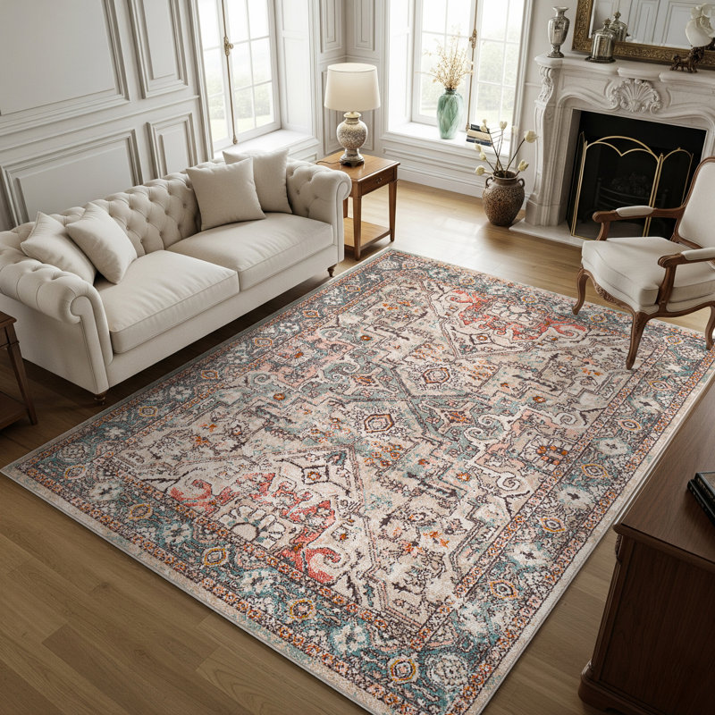 Jebediah Oriental Area Rug, Rectangle 200 x 275cm