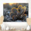 Cactus lumineux jaune et gris - Cactus floral-1981416371-2018674879