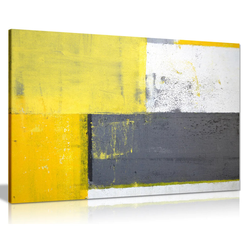 Abstract - Wrapped Canvas Painting, 31cm H x 46cm W