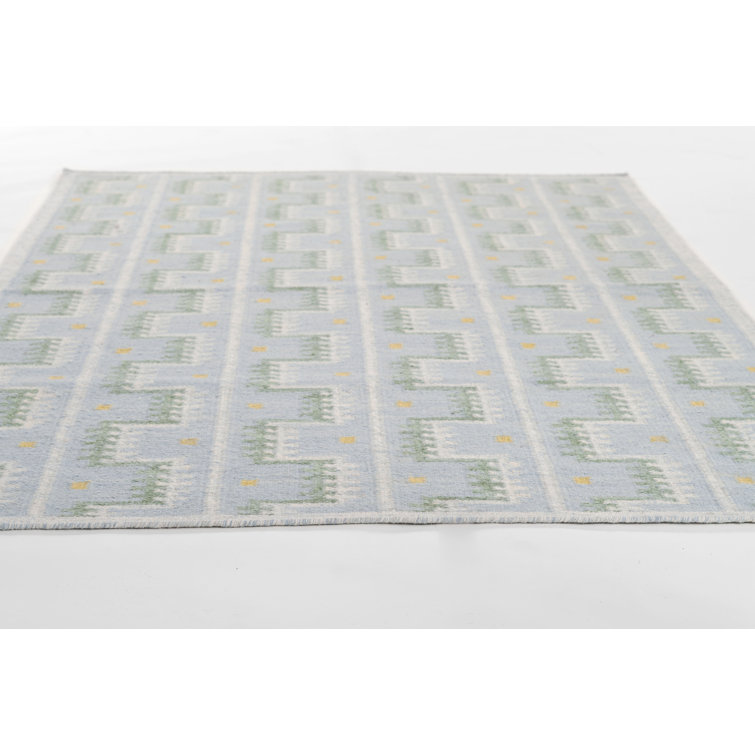 Freya Geometric Hand Woven Wool Rug