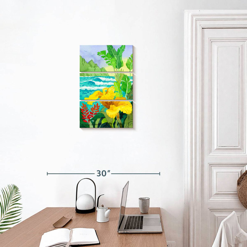 Yellow Cannae, 23" H x 14" W