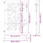 Porte de jardin vidaXL-1576090051-1576090079