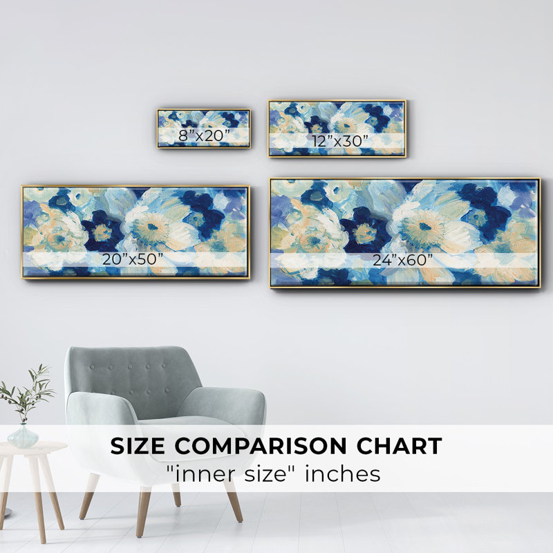 Blue Nocturne II- Framed Canvas