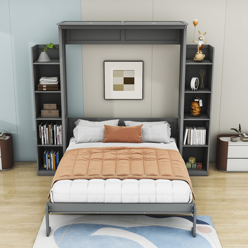 Lit escamotable Marchie Murphy, Grand, gris