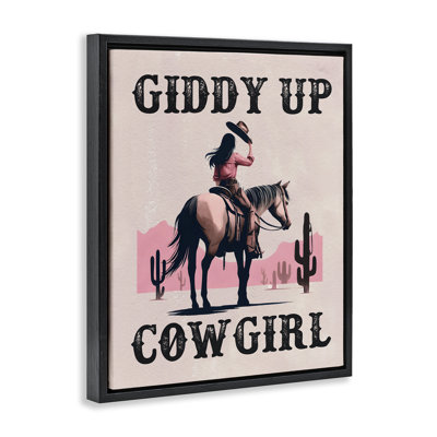 Art mural sur toile Giddy Up