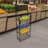 Maurisha 19.68'' W Metal Storage Rack with Wheels-301608592