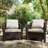 Patio Chairs With Cushions （Set of 2）-1707075129