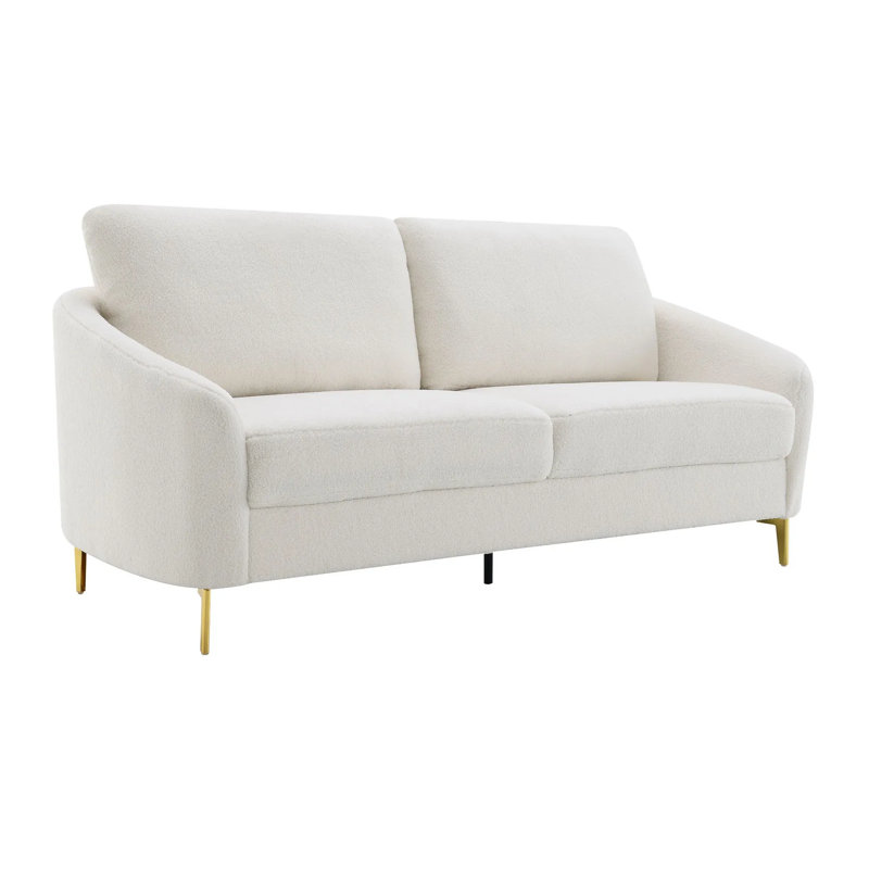 Ensemble de canapé 3 pièces Modern, Boucle blanc