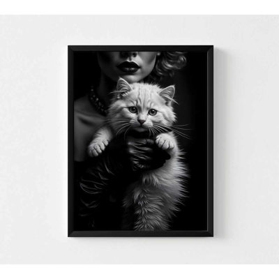 Velvet Glove Photography: Monochrome Art Print (Framed, Ready to Hang)