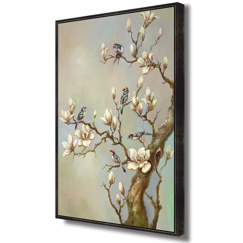 Birds, 26" H x 38" W, Brown