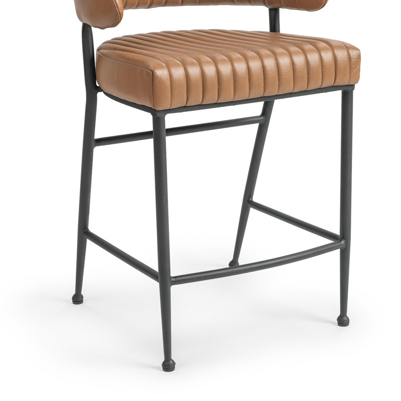 Umbria Stool, Counter Stool (26" Seat Height), Black