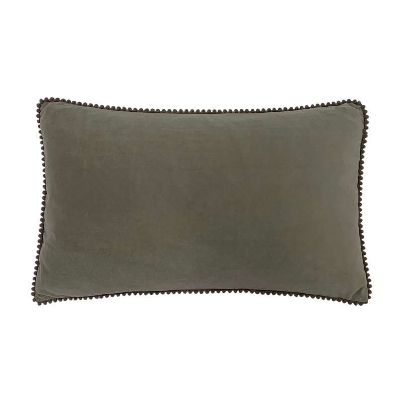 Rectangular Throw Pillow Cover, Grey