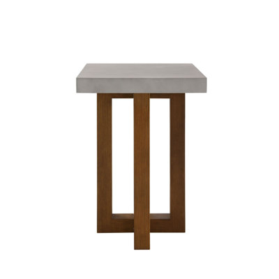 Keven Faux Concrete Top & End Table