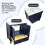 Meuble-lavabo bleu 24 po avec tiroir inférieur