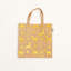 Sac-cadeau de Noël en jute avec renne doré et motif flocon de neige