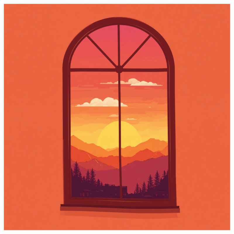 Rideaux de douche Sunset, L 70 po x H 72 po