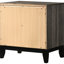 Table de chevet 2 tiroirs Grey Oak