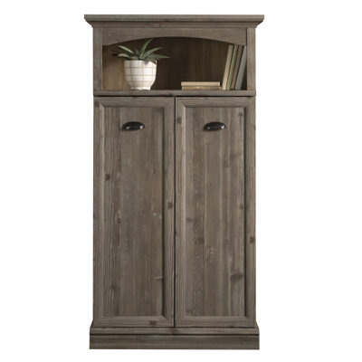 Armoire de rangement, finition brune