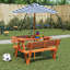 Helgha Kids 2 Piece Solid Wood Rectangular and Chair Set-2032429116