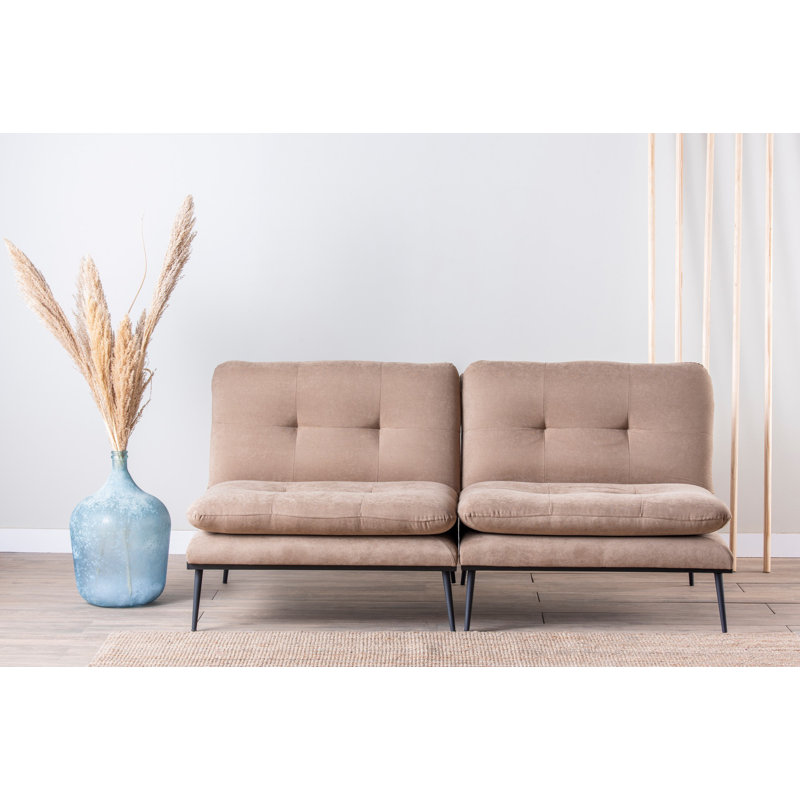 Canapé-lit 70,87 po Whitwell, Beige
