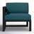 Smith Outdoor Left Arm Lounge Chair with Sunbrella Cushions-2119024213-2139381066