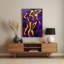 Abstrait art figuratif 69, métal mauve-1108200812