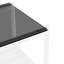 2 tables de bout pour le salon, verre trempé gris et L 19,1 po x l 15,51 po H 20,71 po, capacité de charge de 110 lb, surface lisse et table de 2, mobilier de pièce, apparence élégante-251482026-251482025