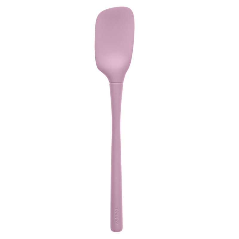 Spatule tout en silicone Tovolo Flex-Core pour ramasser, remuer et servir, sorbet rose