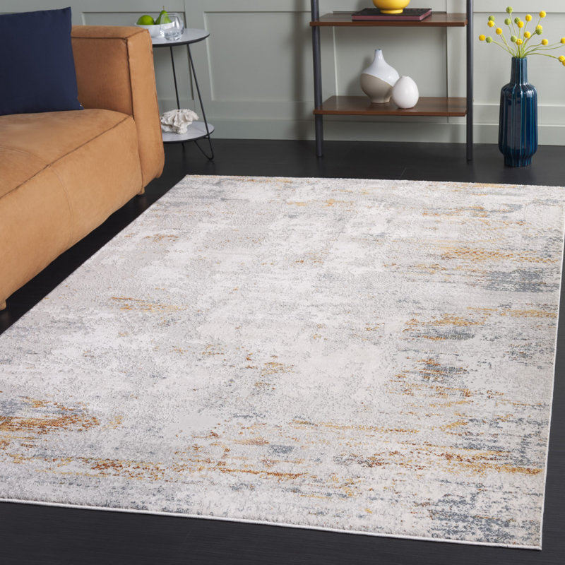 Princeton Performance Abstract Rug, Rectangle 5'3" x 7'6"