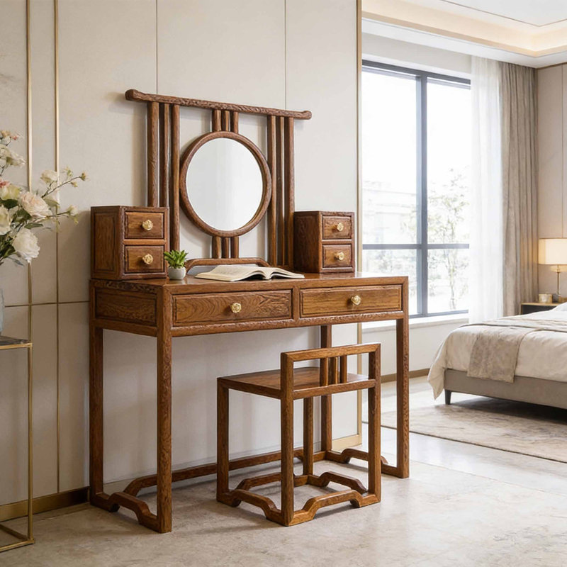 Retro style luxury makeup table
