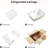 Undermount Bathroom Sink 16 Inch Rectangle, Low Absorption, Withstand Acid And Alkali, 18.9 In Package Depth American Style Wash Basin Sink, White Porcelain Undermount, Temperature - Stable, 11.48 Lb