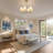 6 - Light Dimmable Classic / Traditional Chandelier with White Fabric Shades-1751067662