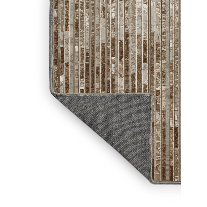 Soft Plush Finke New Years Modern & Contemporary Abstract Area Rug in Gray – Gray Binding, 3x5