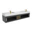 Meuble-lavabo double 84 po avec plateau Amazon-92646585-92646586-92646587