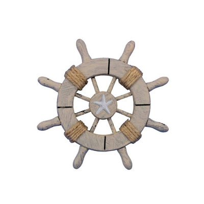 Roue d’expédition décorative 6" avec étoile de mer