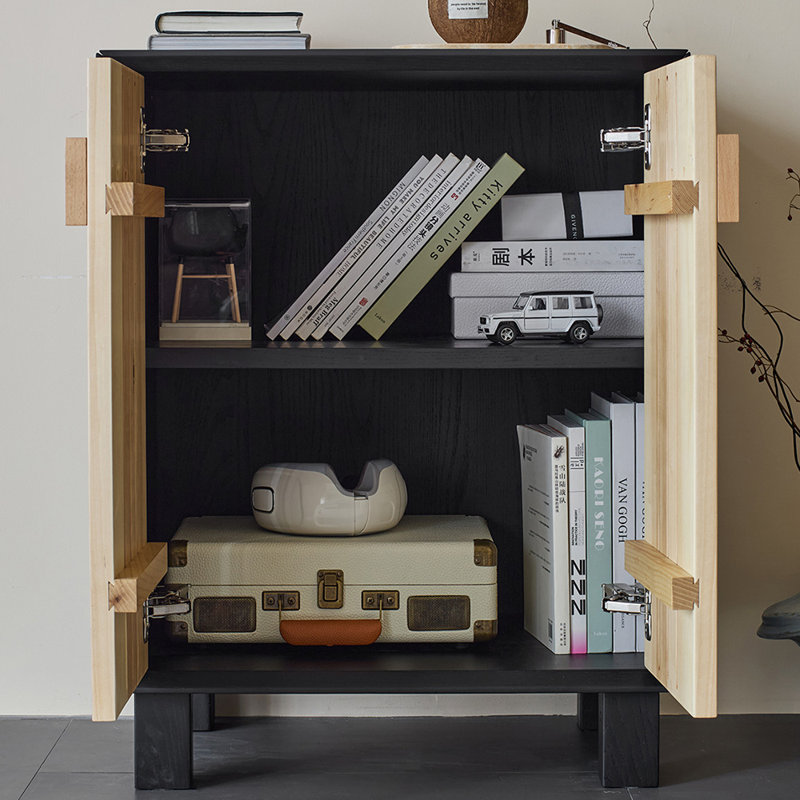 Buffet décoratif de style moderne et minimaliste, H 29,5 po x l 23,6 po x P 15,7 po