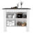 Kitchen Island with Three Storage Shelves-723435426-723435429-721845520